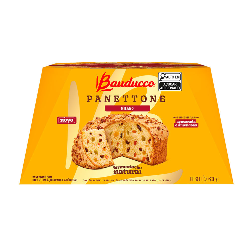 Panettone Milano Bauducco 600g | 6 Unidades | Loja Bauducco - Lojabauducco