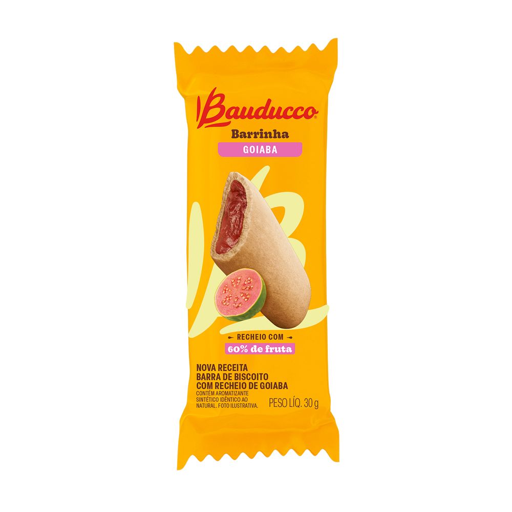 Biscoito Bauducco Barrinha Goiabinha 30g - Covabra